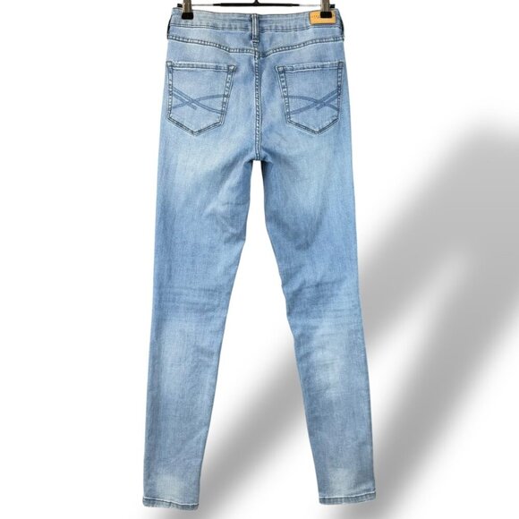 Aeropostale Jeans Womens Sz 2 Reg High Waisted Jegging Light Wash Stretch Denim - Picture 6 of 12